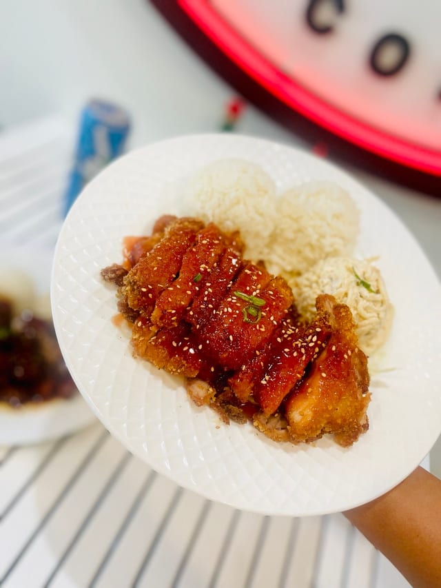 Crispy Guava Chicken.