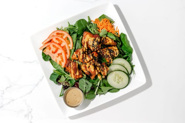 Hurricane Mochiko Chicken Salad.