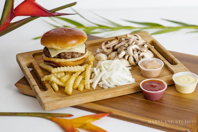 BBQ Mushroom Burger.