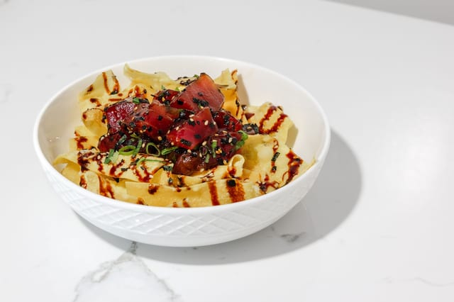 Shoyu Poke Nachos.
