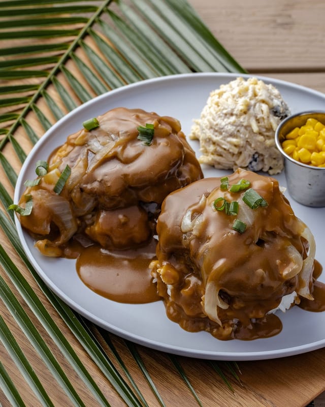 Hamburgersteak.