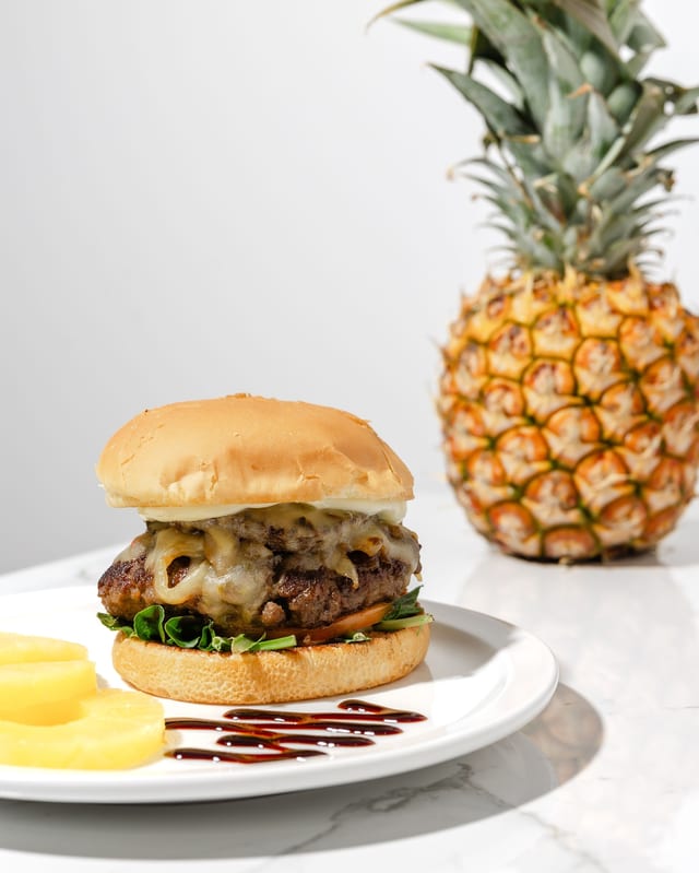 Teriyaki Hammah Burger.